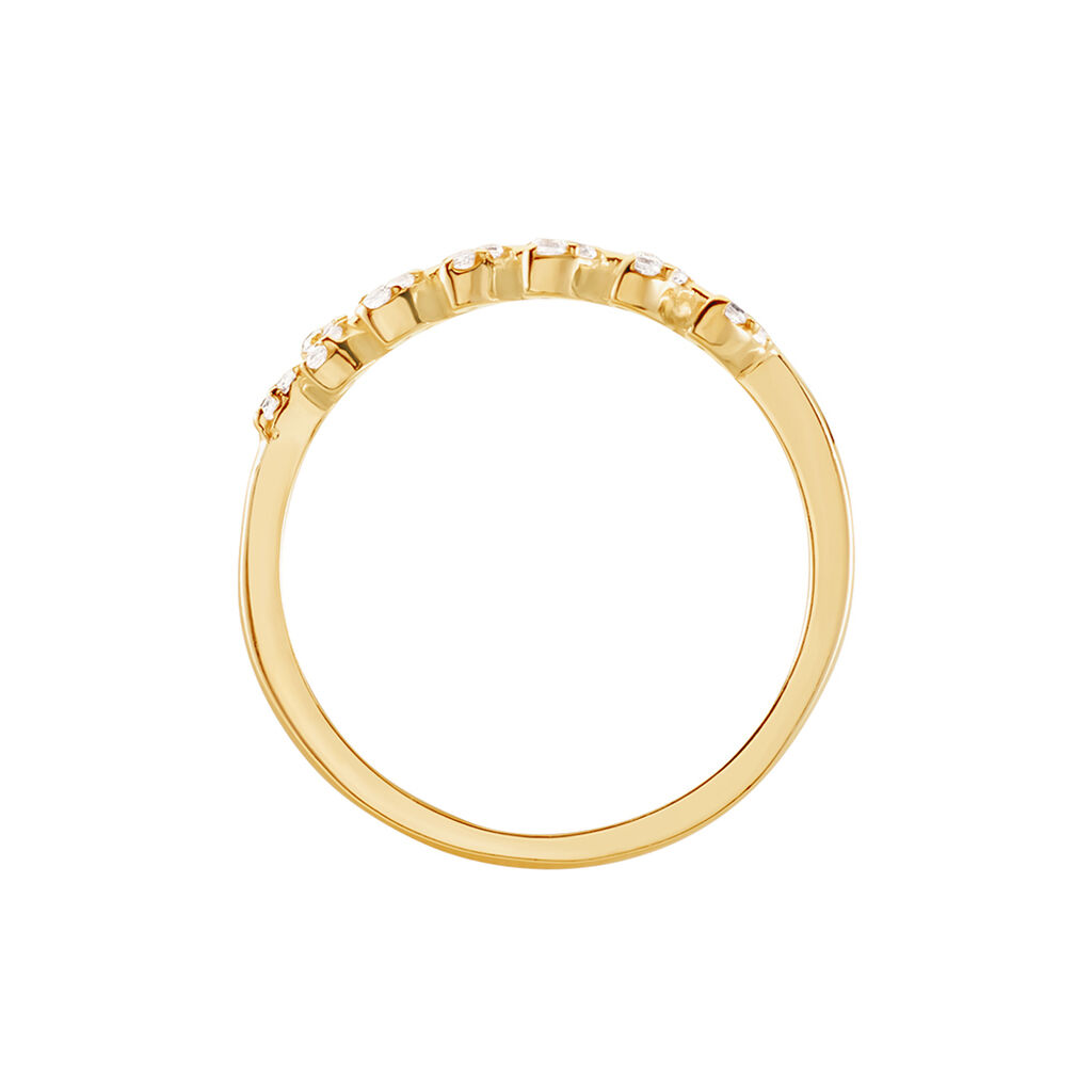 Bague Plaqué Or Jaune Luz Oxyde De Zirconium - Bague fantaisie Femme | Marc Orian