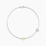 Bracelet Joia Or Jaune Argent Blanc Oxyde De Zirconium - Bracelets cha&icirc;nes Femme | Marc Orian