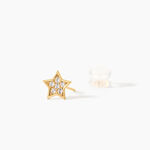 Boucles D'oreilles Puces Inaya Etoile Or Jaune Oxyde De Zirconium - Puces Femme | Marc Orian