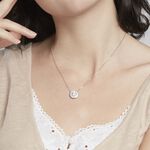 Collier Lumineuse Argent Blanc Oxyde De Zirconium - Colliers avec pierres Femme | Marc Orian