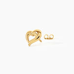 Boucles D'Oreilles Puces Anne-Maudae Argent Dor&eacute; A L'Or 750/1000 - Puces Femme | Marc Orian