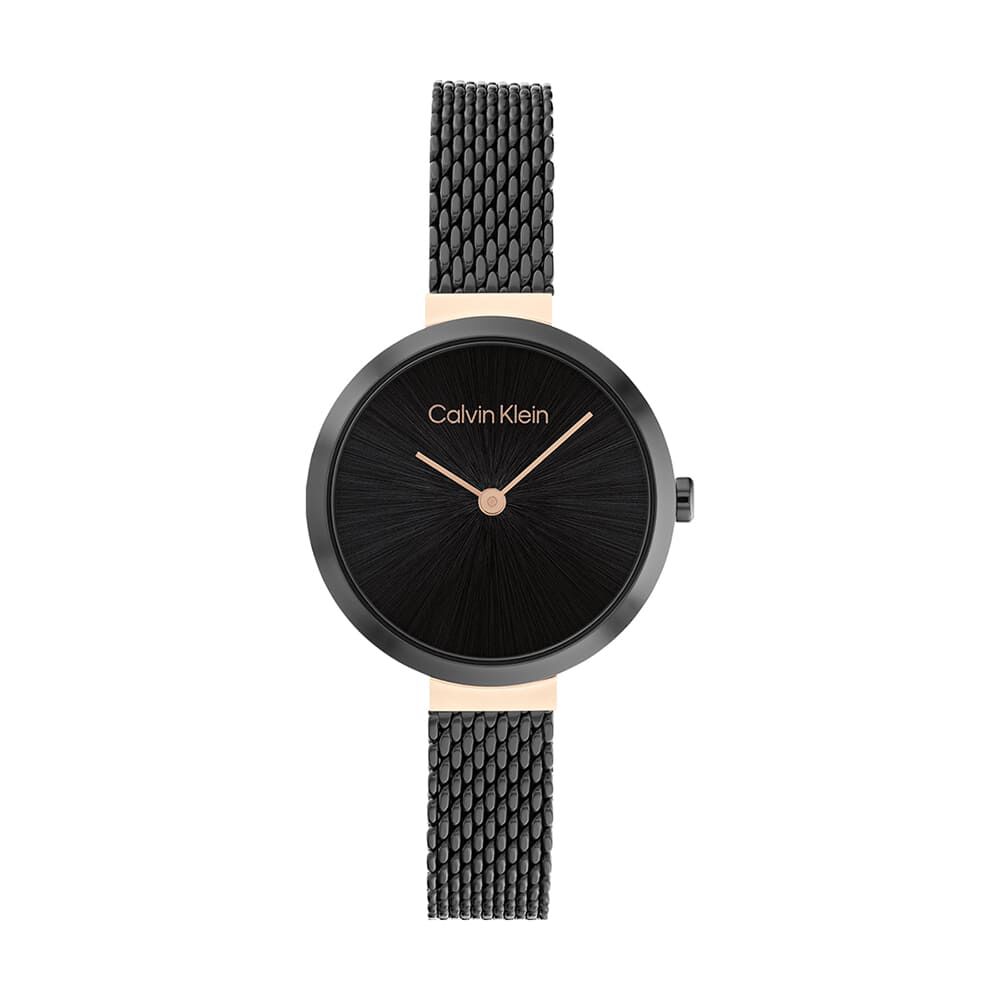 Montre Calvin Klein Minimalistic T Bar Noir - Montres classiques Femme | Marc Orian