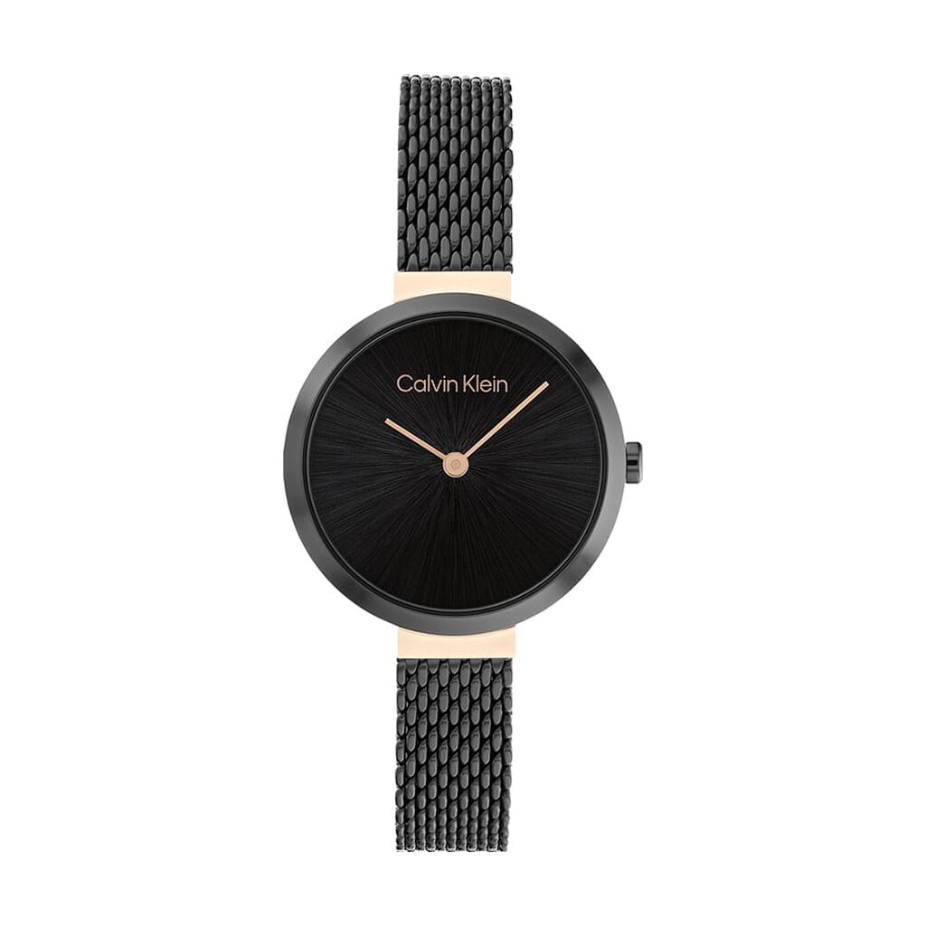 Montre Calvin Klein Minimalistic T Bar Noir - Montres classiques Femme | Marc Orian