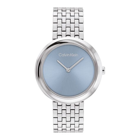 Montre Calvin Klein Twisted Bezel Bleu - Montres étanches Femme | Marc Orian