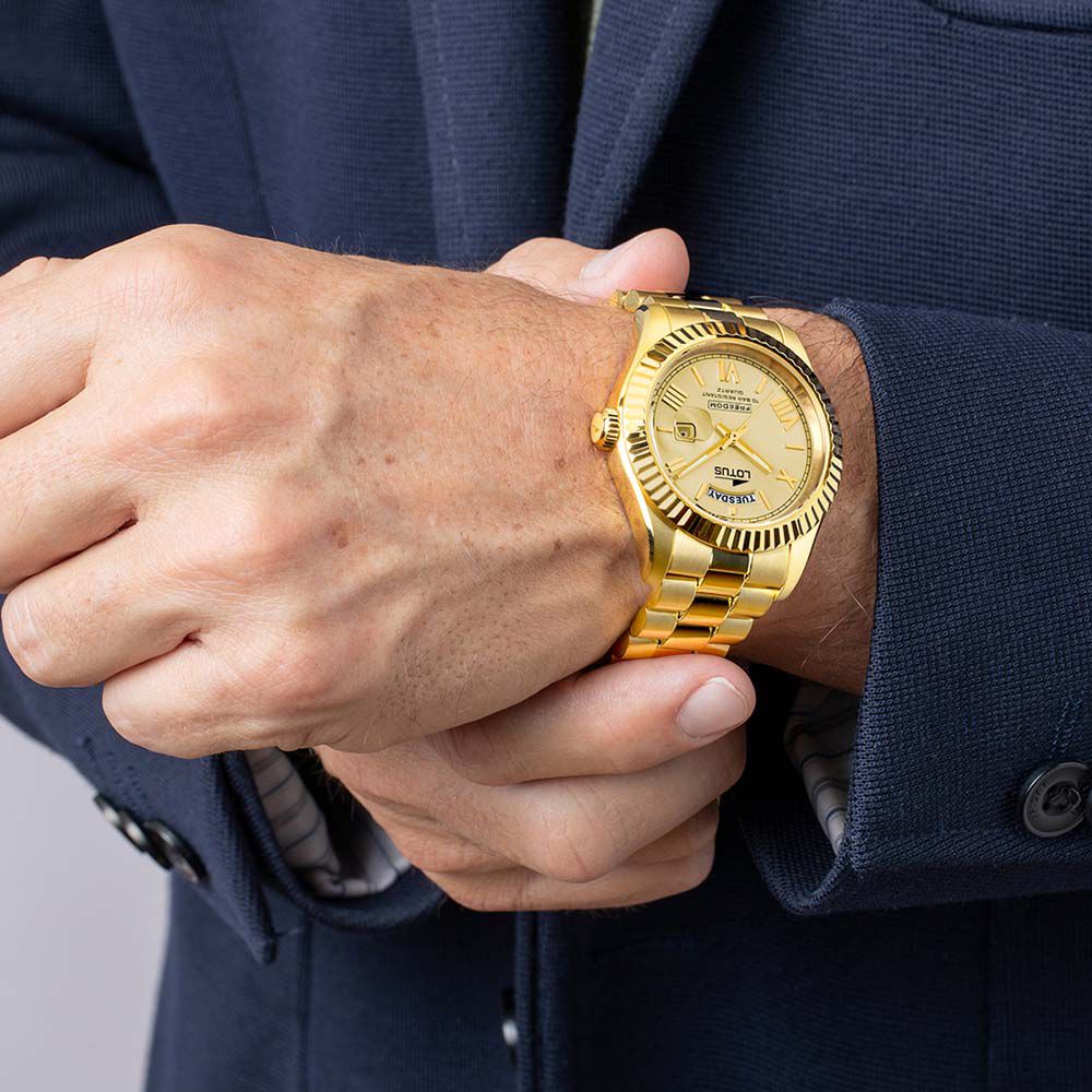 Montre Lotus Freedom Collection Doré -  Homme | Marc Orian