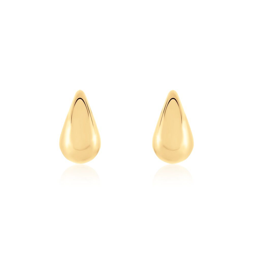 Boucles D'oreilles Puces Xenia Acier Jaune - Puces Femme | Marc Orian