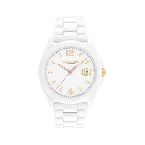 Montre Coach Greyson Blanc - Montres &eacute;tanches Femme | Marc Orian
