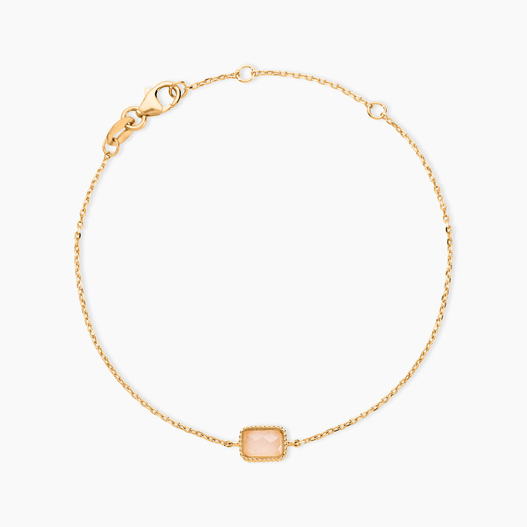 Bracelet Memory Plaqu&eacute; Or Jaune Quartz - Bracelets fantaisie Femme | Marc Orian