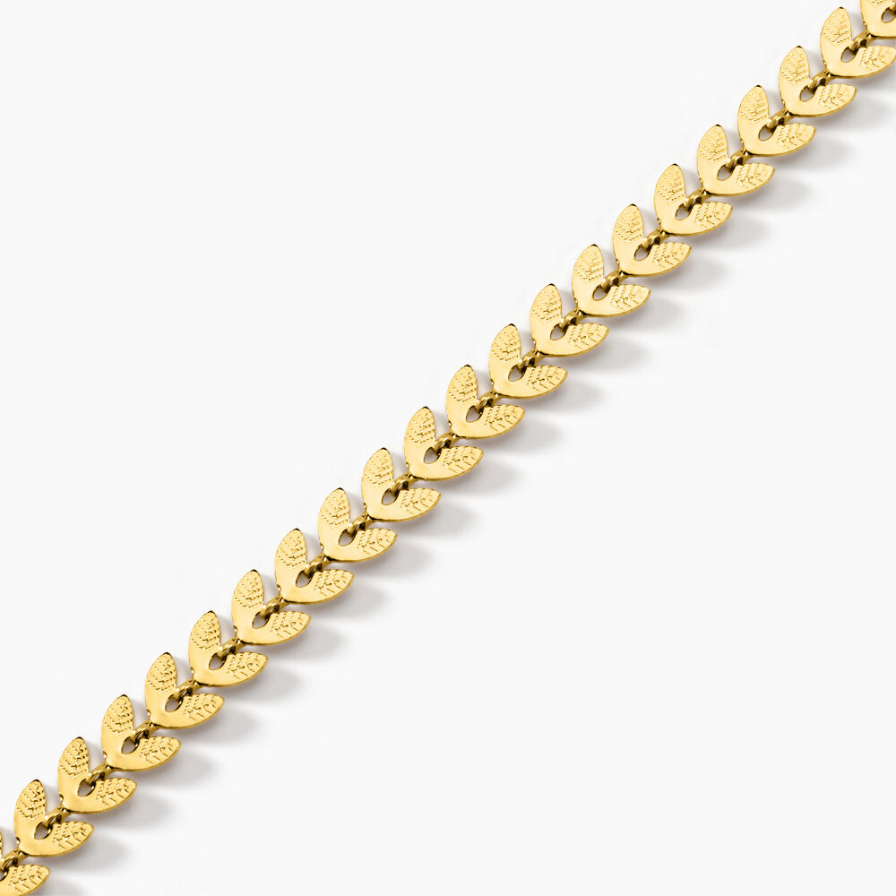 Bracelet Aurore Acier Doré - Bracelets mailles Femme | Marc Orian