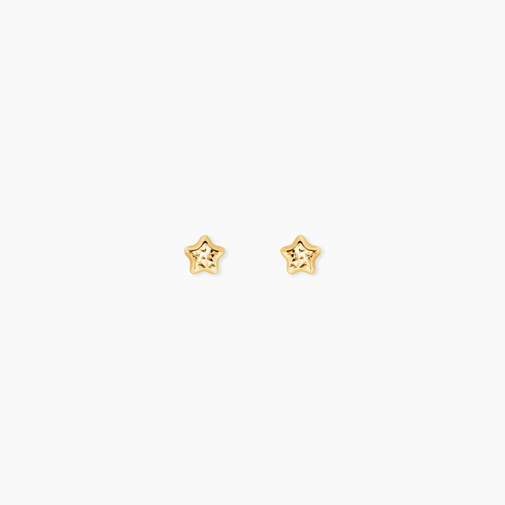 Boucles D'Oreilles Puces Bartholomew Or Jaune - Puces Femme | Marc Orian