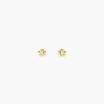 Boucles D'Oreilles Puces Bartholomew Or Jaune - Puces Femme | Marc Orian