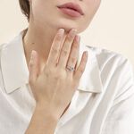 Bague Fany Or Blanc Topaze Et Oxyde De Zirconium - Bagues pierres fines Femme | Marc Orian