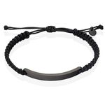 Bracelet Phebus Him Acier Noir - Bracelets cordons Homme | Marc Orian
