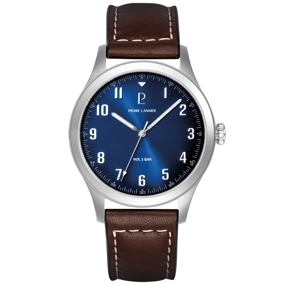 Montre Pierre Lannier Aviateur Bleu - Montres &eacute;tanches Homme | Marc Orian