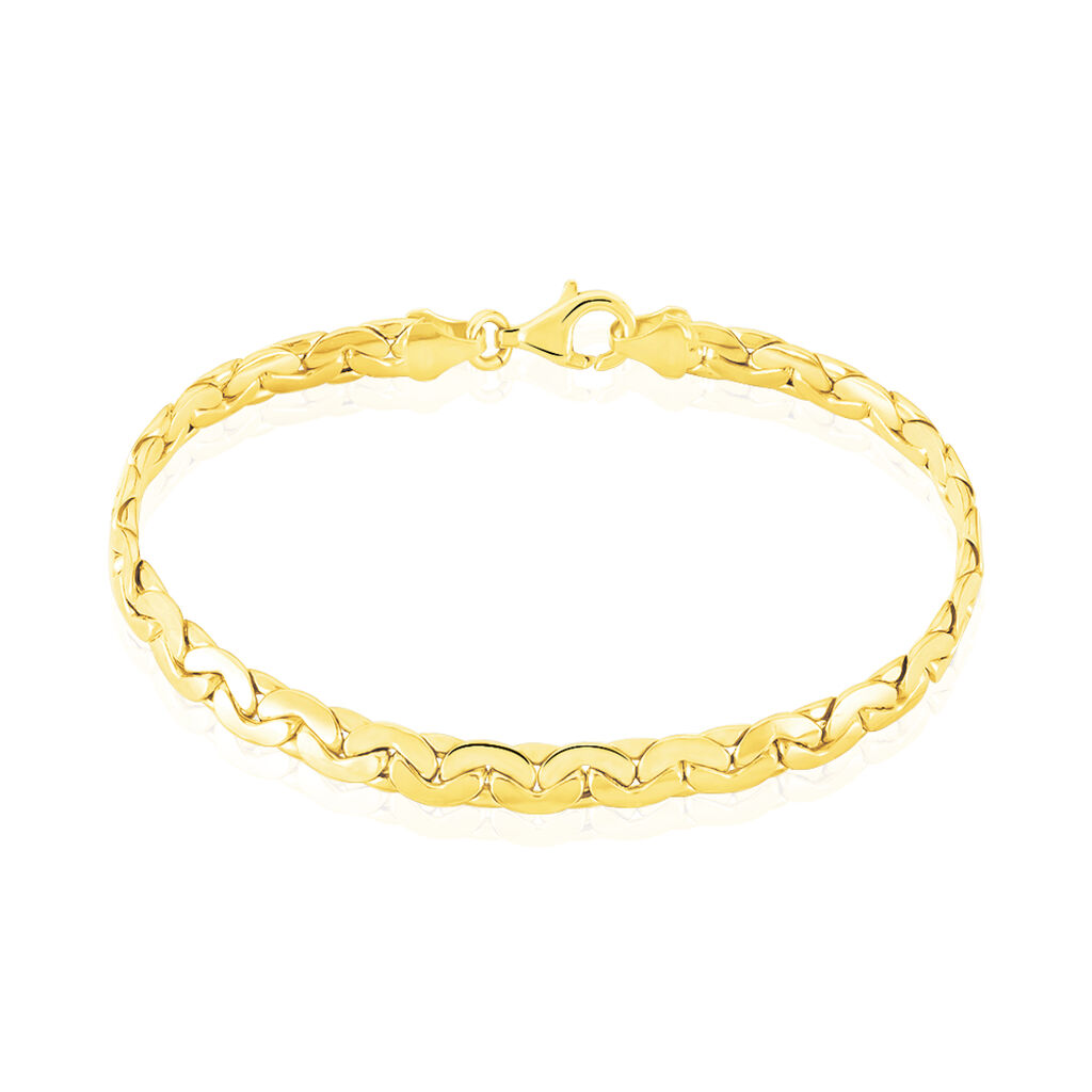 Bracelet Ivy Maille Haricot Or Jaune - Bracelets mailles Femme | Marc Orian