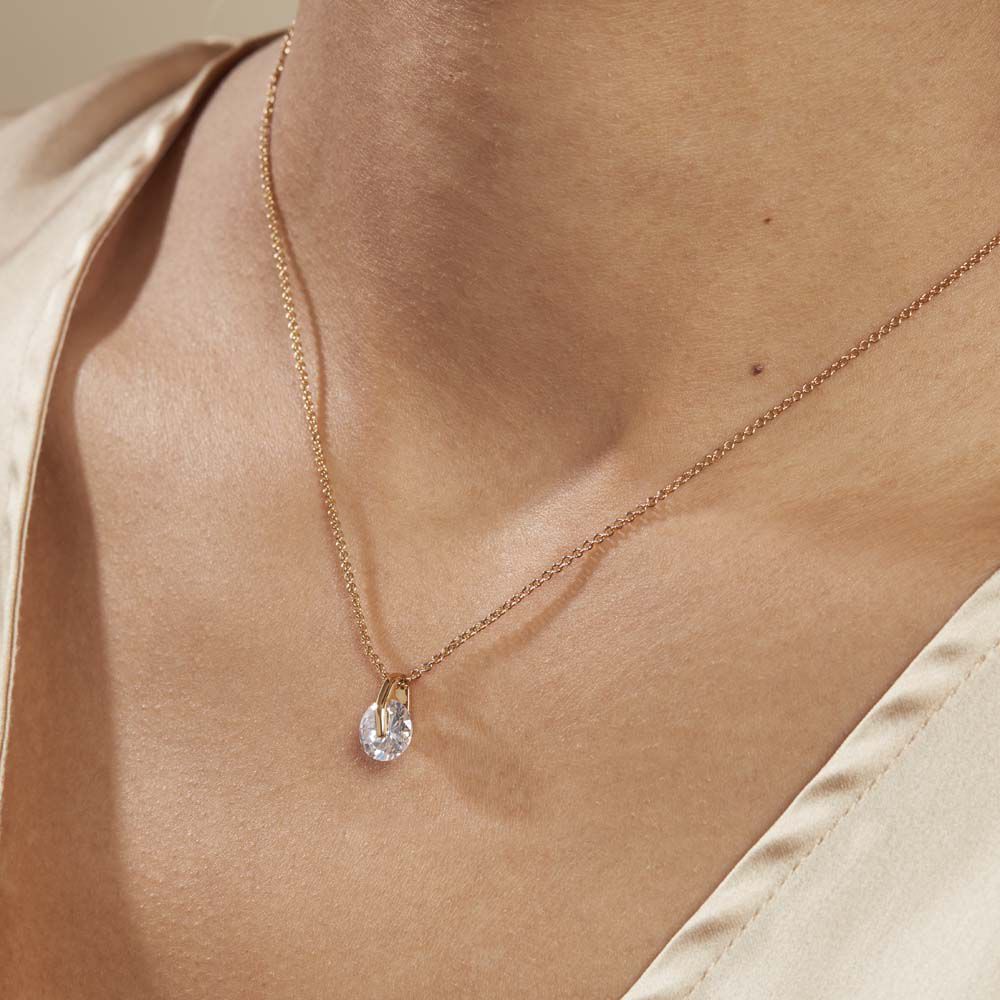 Collier Nelina Plaqué Or Jaune Oxyde De Zirconium - Colliers avec pierres Femme | Marc Orian