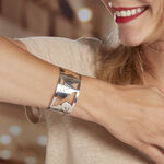 Bracelet Jonc Acier Blanc - Bracelets joncs Femme | Marc Orian