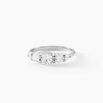 Bague Or Blanc Sibyllina Oxydes De Zirconium - Solitaires Femme | Marc Orian