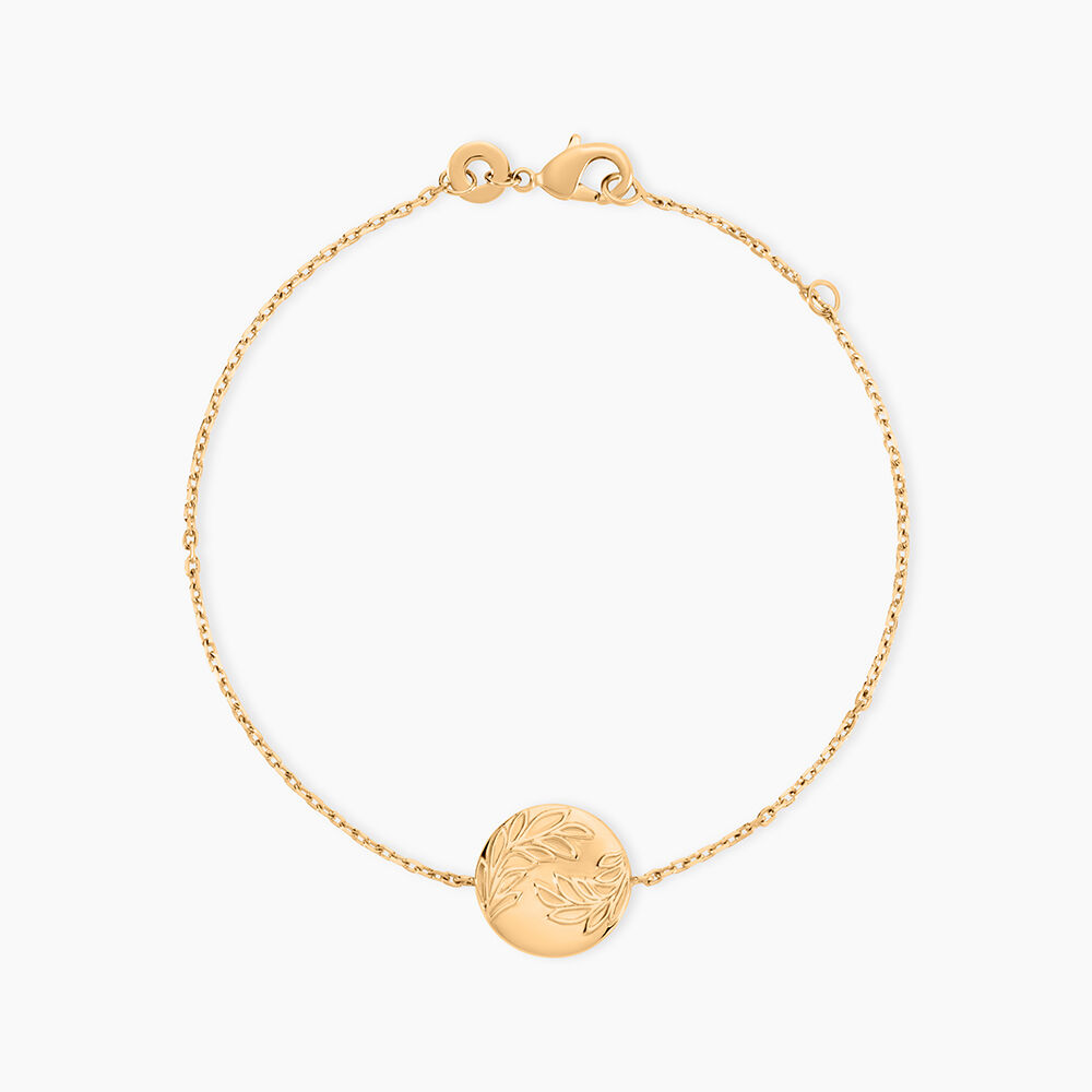 Bracelet Hanaelle Plaque Or Jaune - Bracelets Medailles Femme | Marc Orian
