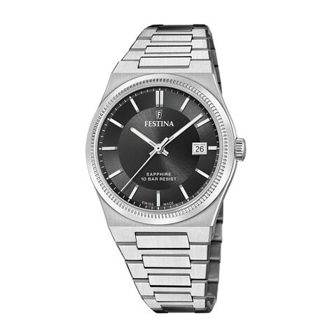 Montre Festina Swiss Made 40 Noir - Montres classiques Homme | Marc Orian