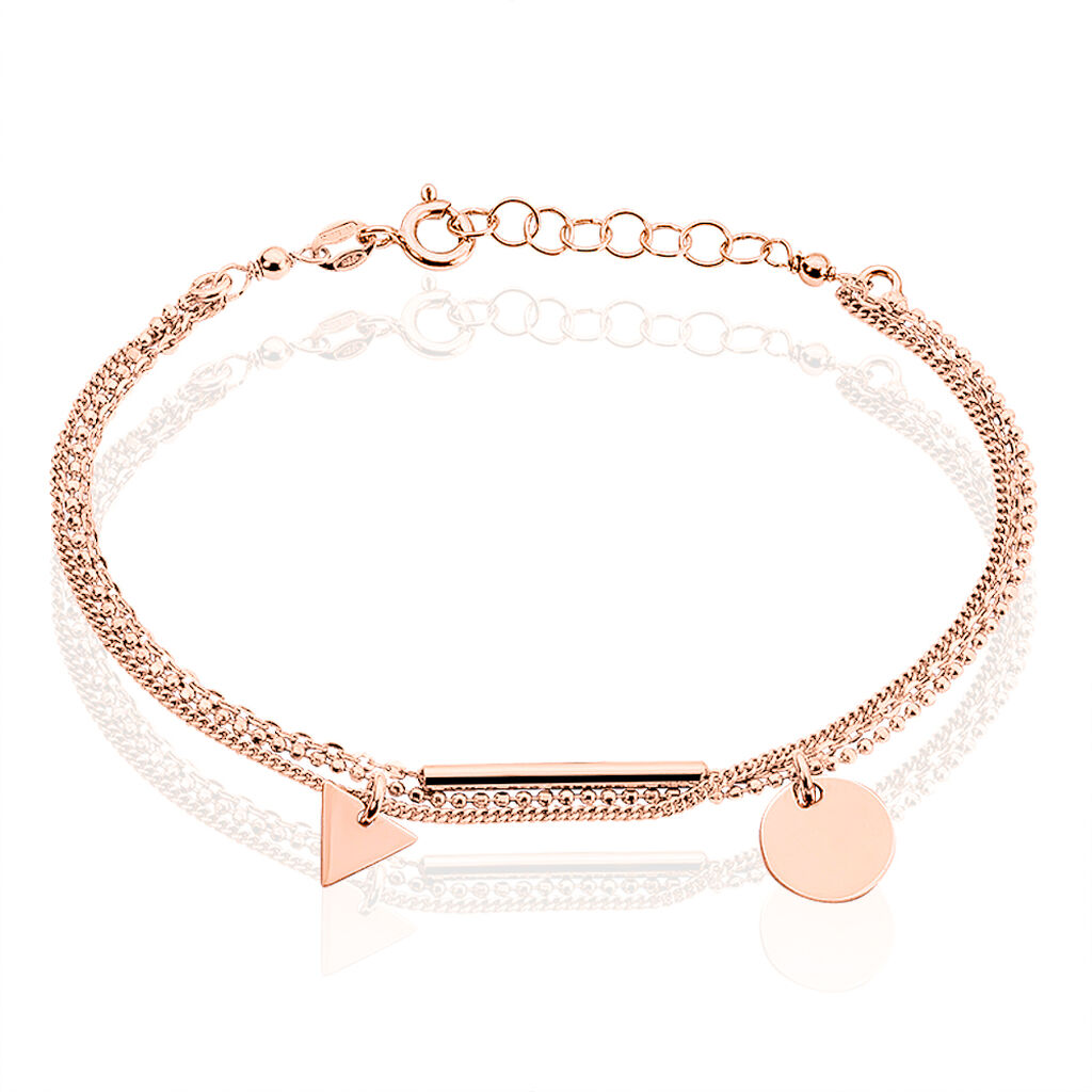 Bracelet Daina Argent Rose - Bracelets Medailles Femme | Marc Orian