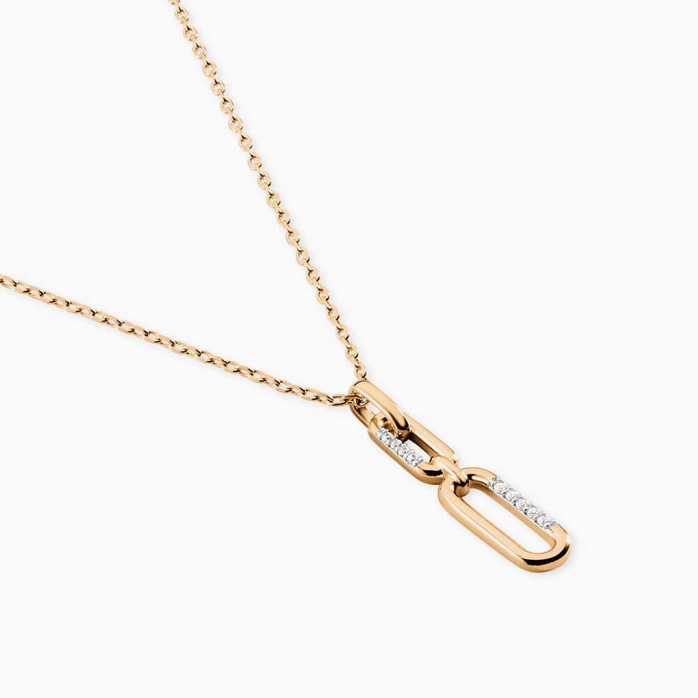 Collier Plaqu&eacute; Or Mietta Oxydes De Zirconium - Colliers avec pierres Femme | Marc Orian