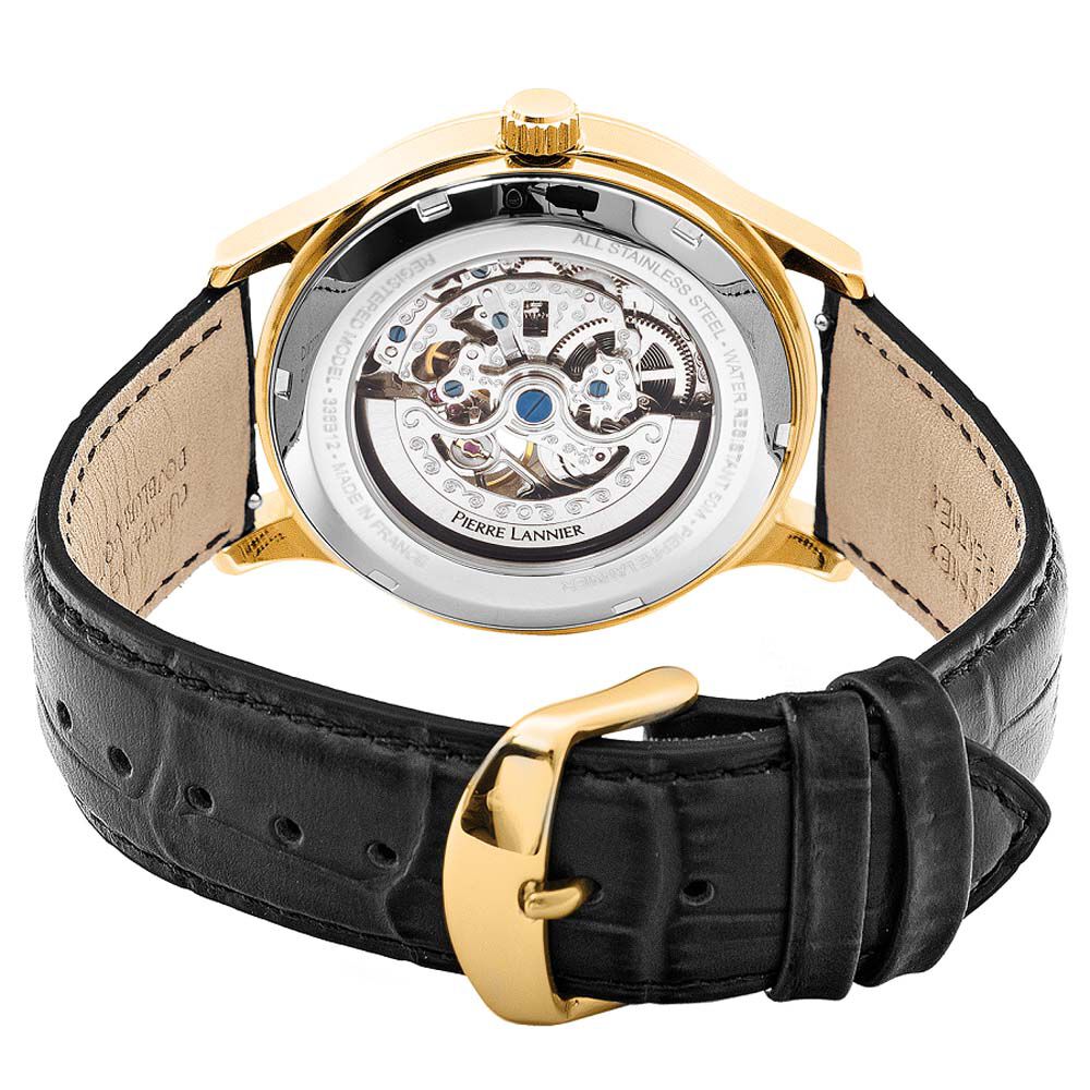 Montre Pierre Lannier Fleuret Noir - Montres automatiques Homme | Marc Orian
