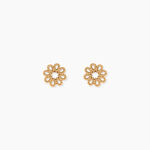 Boucles D'Oreilles Puces Tianna Plaqu&eacute; Or Jaune - Puces Femme | Marc Orian