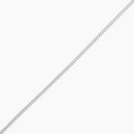 Cha&icirc;ne Imad Maille Gourmette Or Blanc - Chaines Famille | Marc Orian