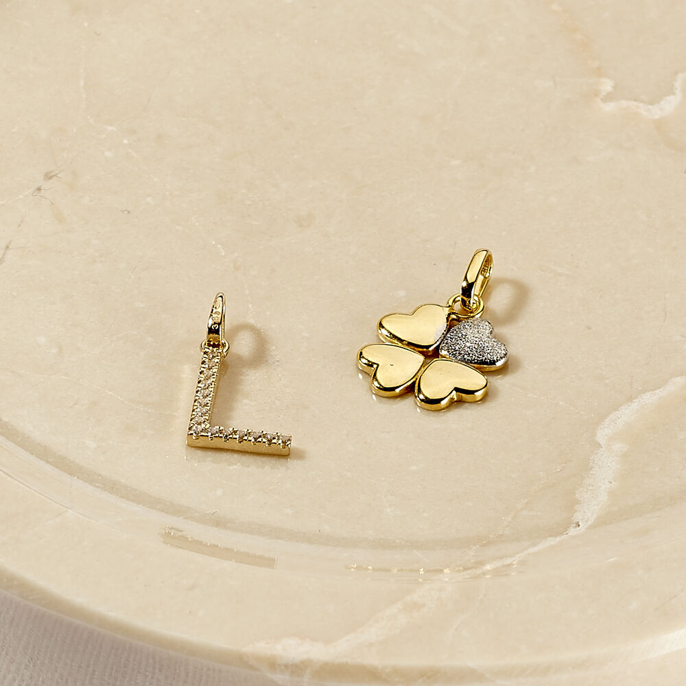 Pendentif Klementine Or Jaune Oxyde De Zirconium - Pendentifs Famille | Marc Orian