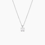 Collier Aphrodite Or Blanc Diamant Synthetique - Colliers avec pierres Femme | Marc Orian