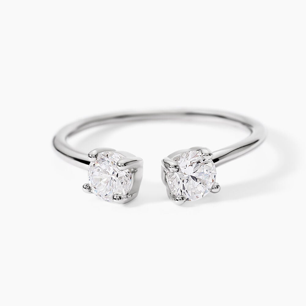 Bague Agnes Argent Blanc Oxyde De Zirconium - Bijoux fantaisie Femme | Marc Orian