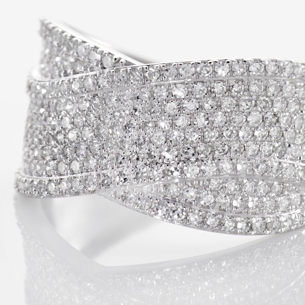 Bague Elyne Or Blanc Diamant -  Femme | Marc Orian