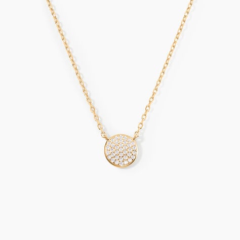 Collier Plaqu&eacute; Or Larraso Oxydes De Zirconium - Colliers avec pierres Femme | Marc Orian