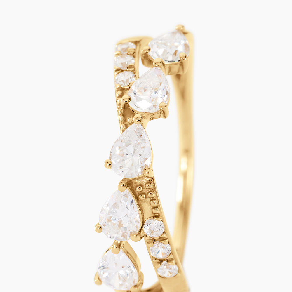 Bague Dorean Or Jaune Oxyde De Zirconium - Bagues avec pierre Femme | Marc Orian