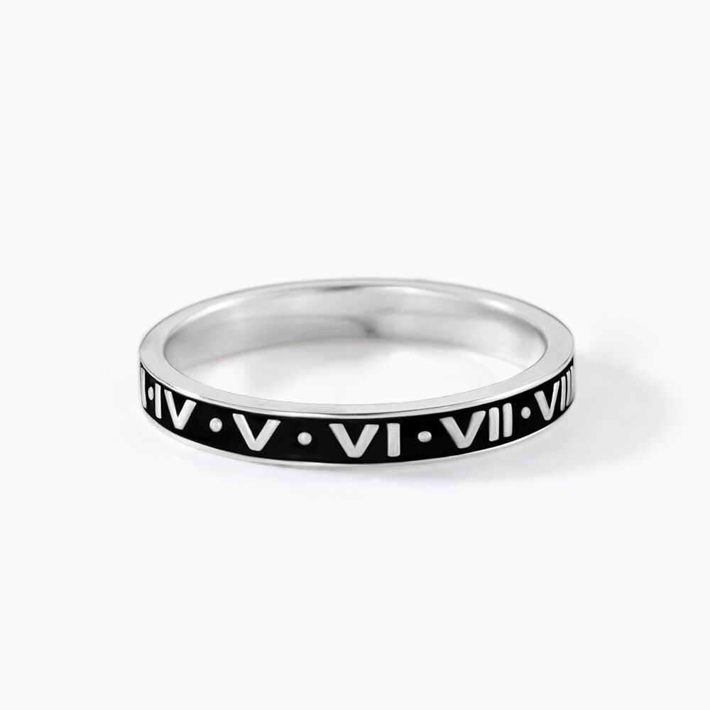 Bague Ilyan Argent Blanc - Bagues Homme | Marc Orian