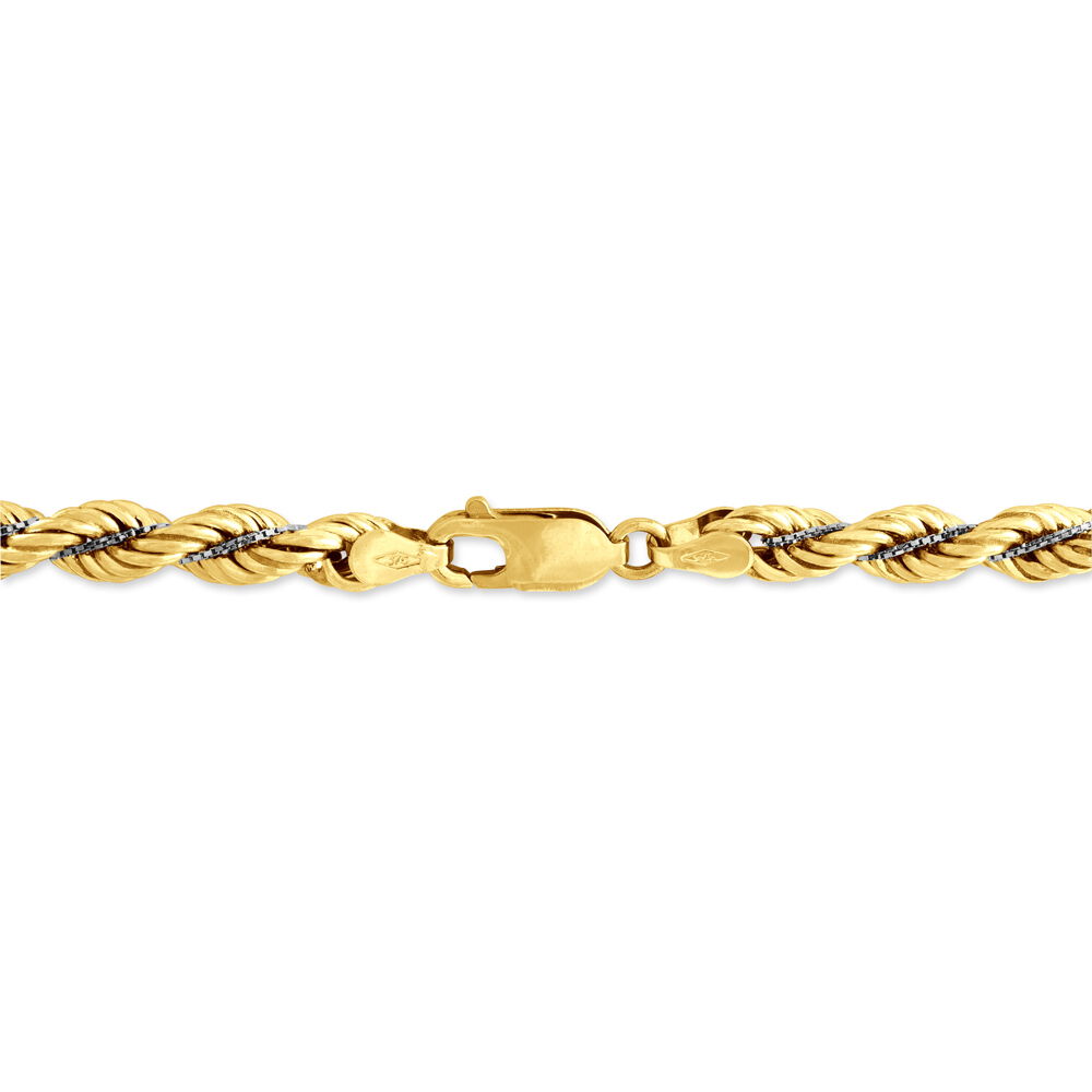 Bracelet Cordelia Maille Corde Et Venitienne Or Bicolore - Bracelets mailles Femme | Marc Orian