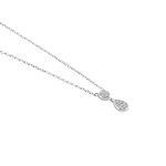 Collier Aletha Argent Blanc Oxyde De Zirconium - Colliers avec pierres Femme | Marc Orian