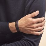 Bracelet Acier Blanc Romain - Bracelets cuir Homme | Marc Orian
