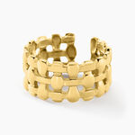 Bague Pasadena Acier Jaune - Bijoux fantaisie Femme | Marc Orian