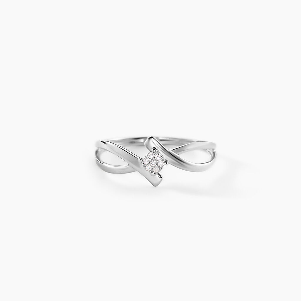Bague Jone Or Blanc Diamant - Parures de mariage Femme | Marc Orian
