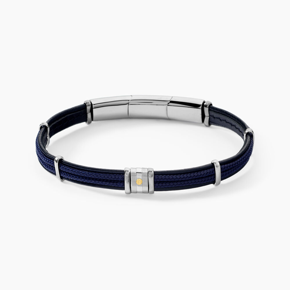 Bracelet Jourdan Cuir Noir - Bracelets cuir Homme | Marc Orian