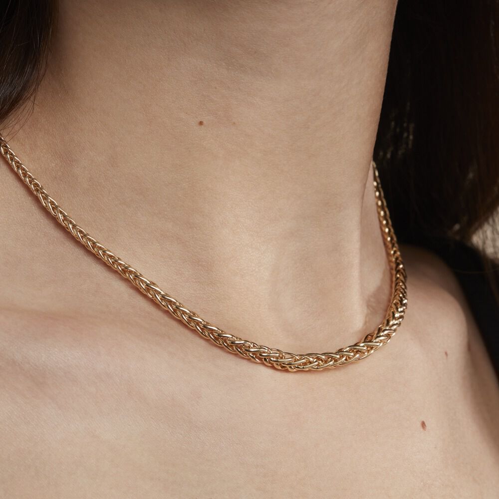 Collier Jany Danilo Maille Palmier Or Jaune - Colliers ras du cou Femme | Marc Orian