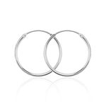 Cr&eacute;oles Argent Blanc Najiha - Cr&eacute;oles Femme | Marc Orian