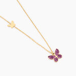 Collier Silia Papillon Or Jaune - Colliers ete Enfant | Marc Orian
