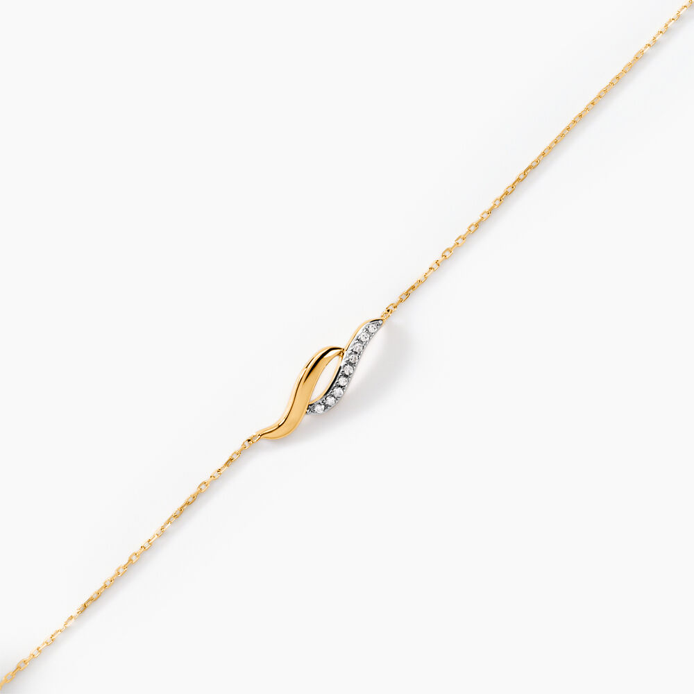 Bracelet Tylane Or Jaune Diamant - Bracelets chaînes Femme | Marc Orian