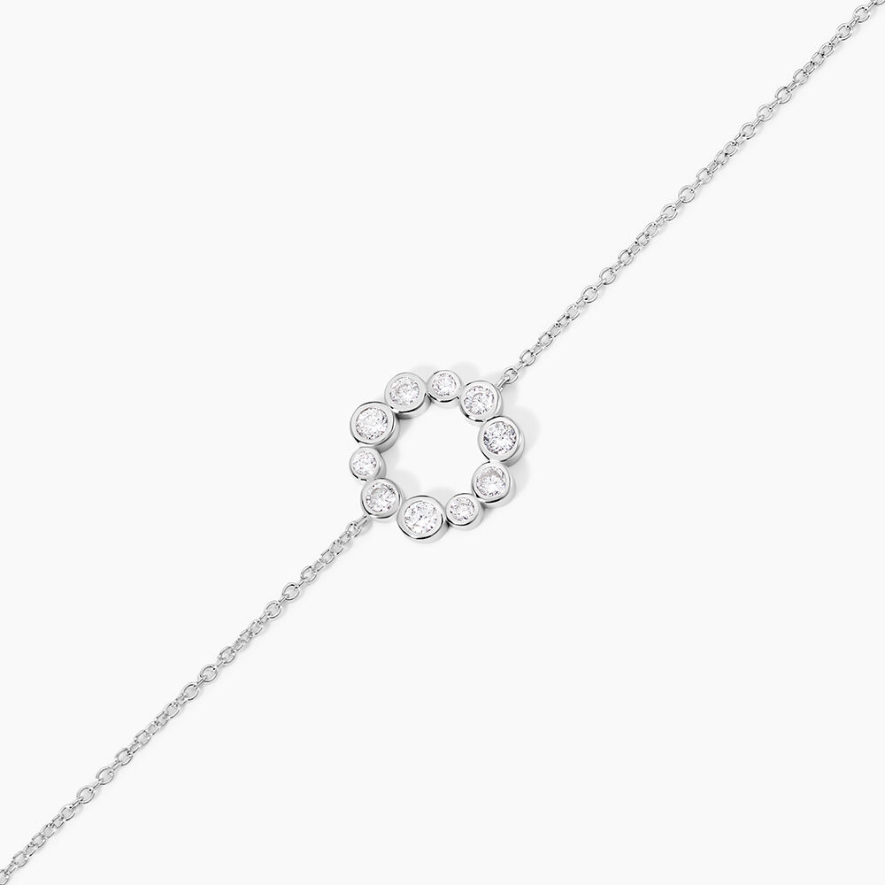 Bracelet Ryo Argent Blanc Oxyde De Zirconium - Bracelets fantaisie Femme | Marc Orian