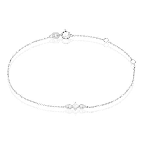 Bracelet Art Deco Or Blanc Diamant - Bracelets chaînes Femme | Marc Orian