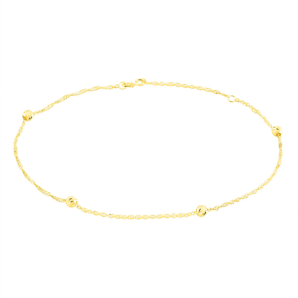 Cha&icirc;ne De Cheville Zahia Or Jaune - Chaines de cheville Femme | Marc Orian