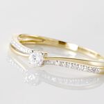 Bague Solitaire Finesse Or Jaune Diamant Diamants - Parures de mariage Femme | Marc Orian